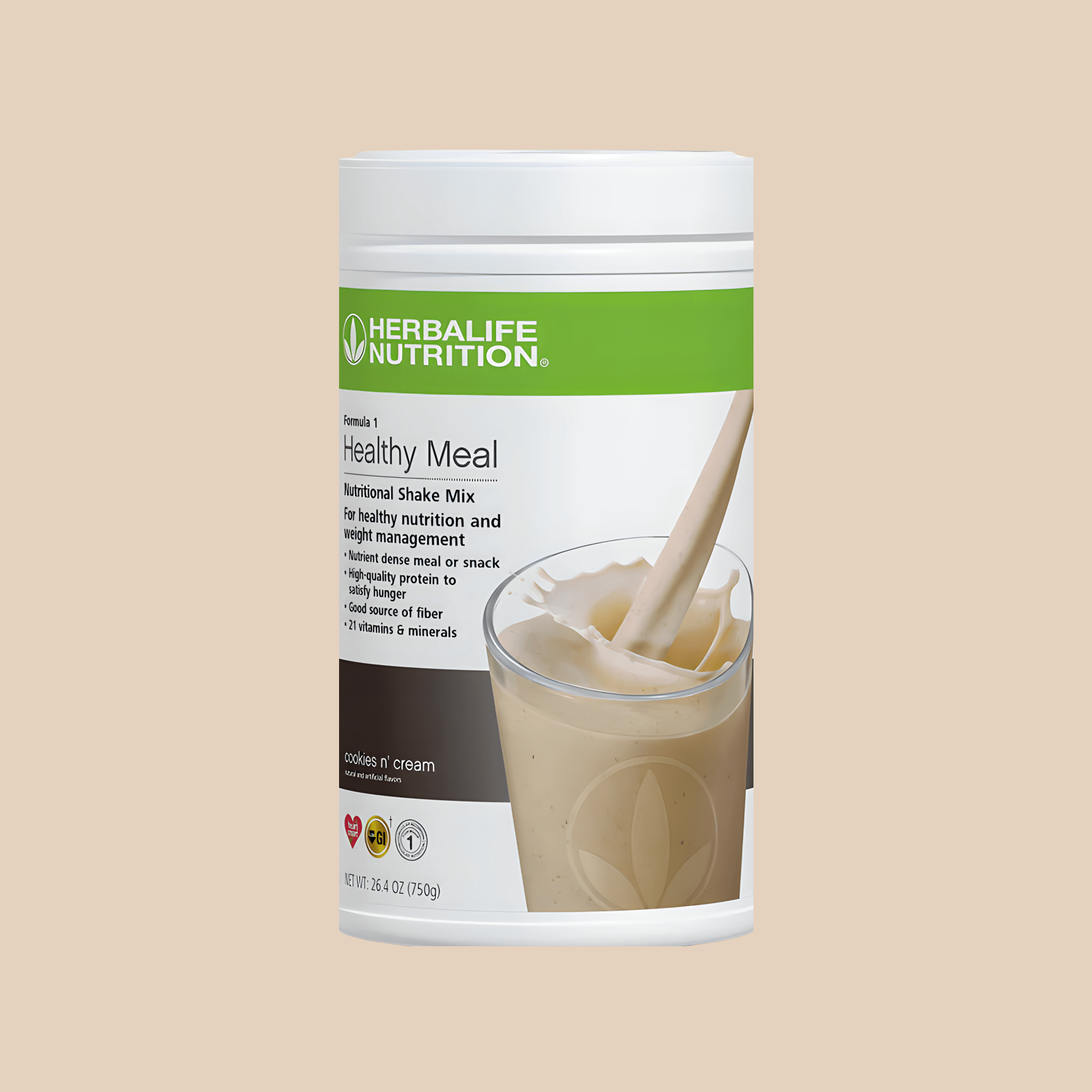 Formula 1 Healthy Meal Nutritional Shake Mix: Cookies 'n Cream 750