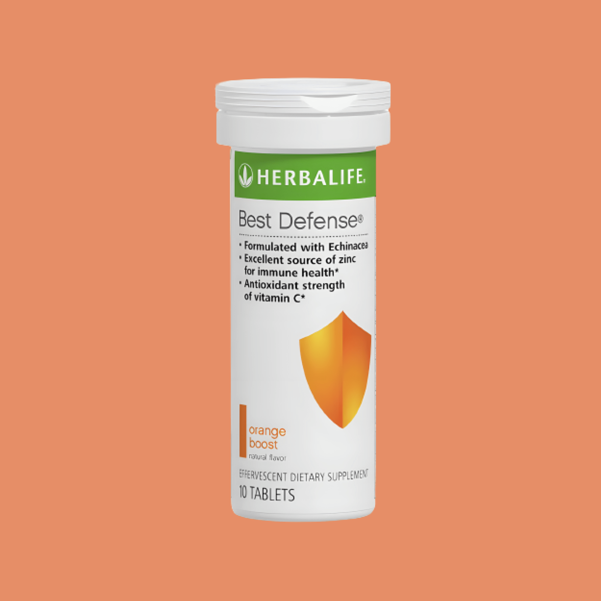 Best Defense®: Orange Boost 10 Tablets per Tube - Lecse