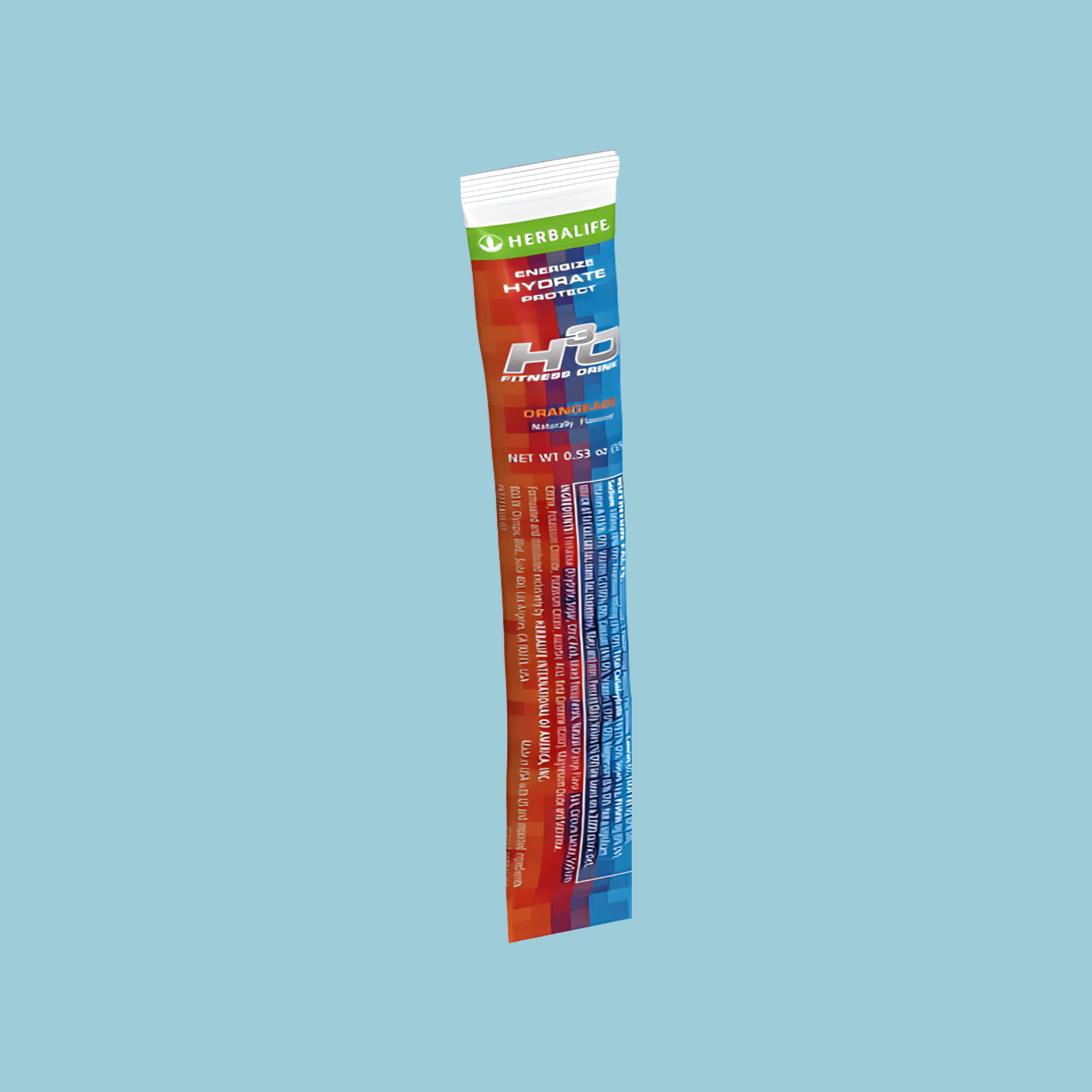 H³O® Fitness Drink: Orangeade 15 Packets - Lecse