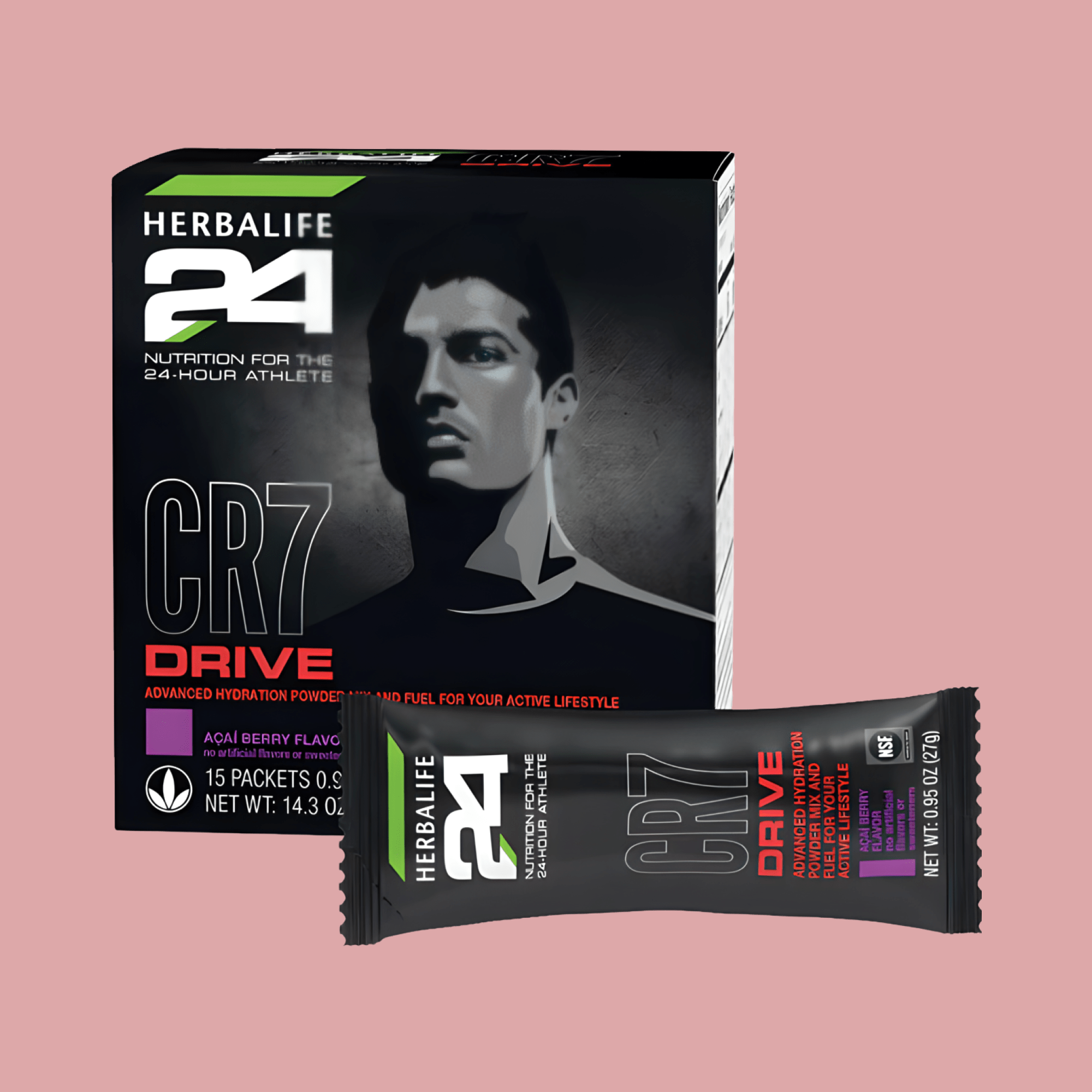 Herbalife24® CR7 Drive: Açaí Berry 15 Packets - Lecse