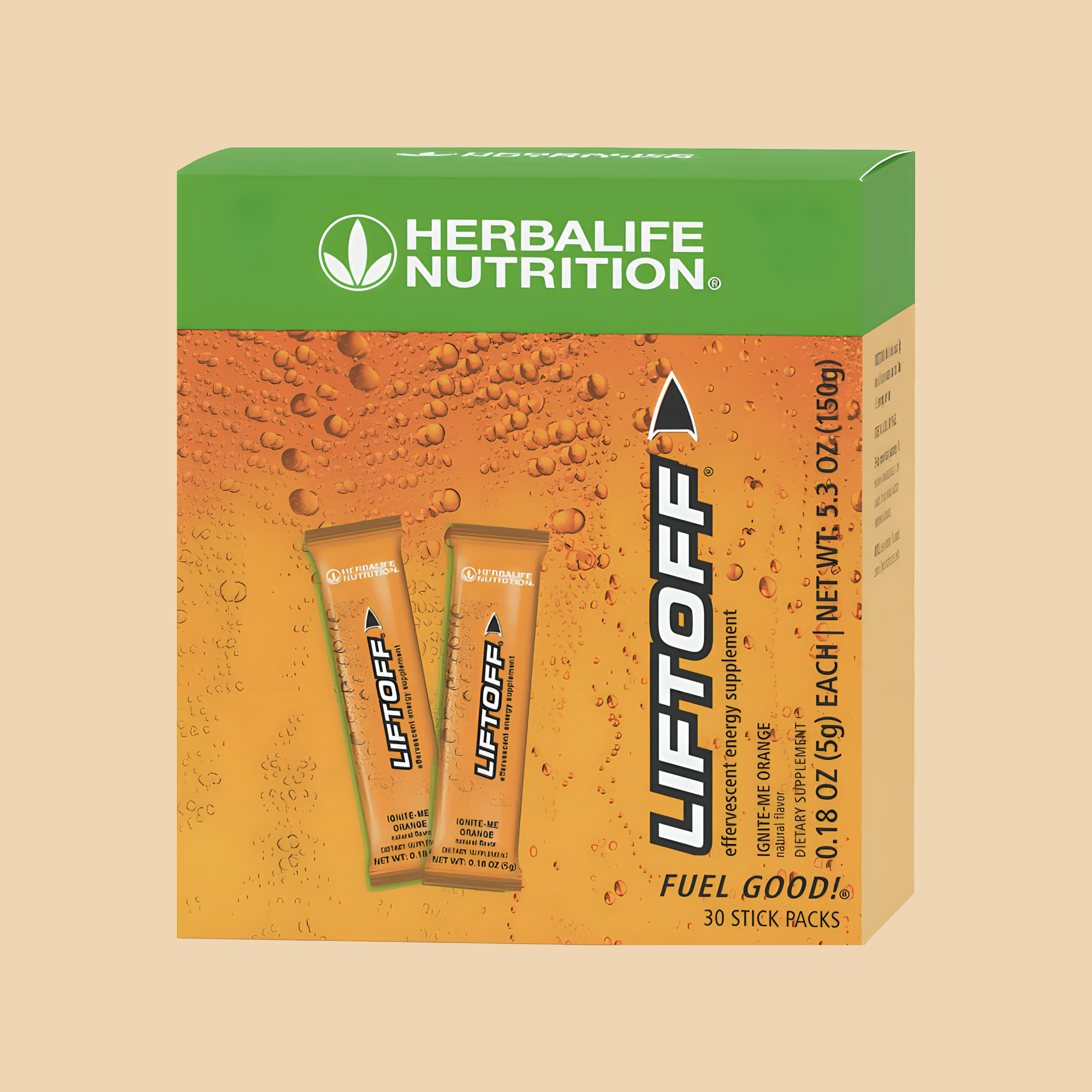 Liftoff®: Ignite-Me Orange Stick Packs - Lecse