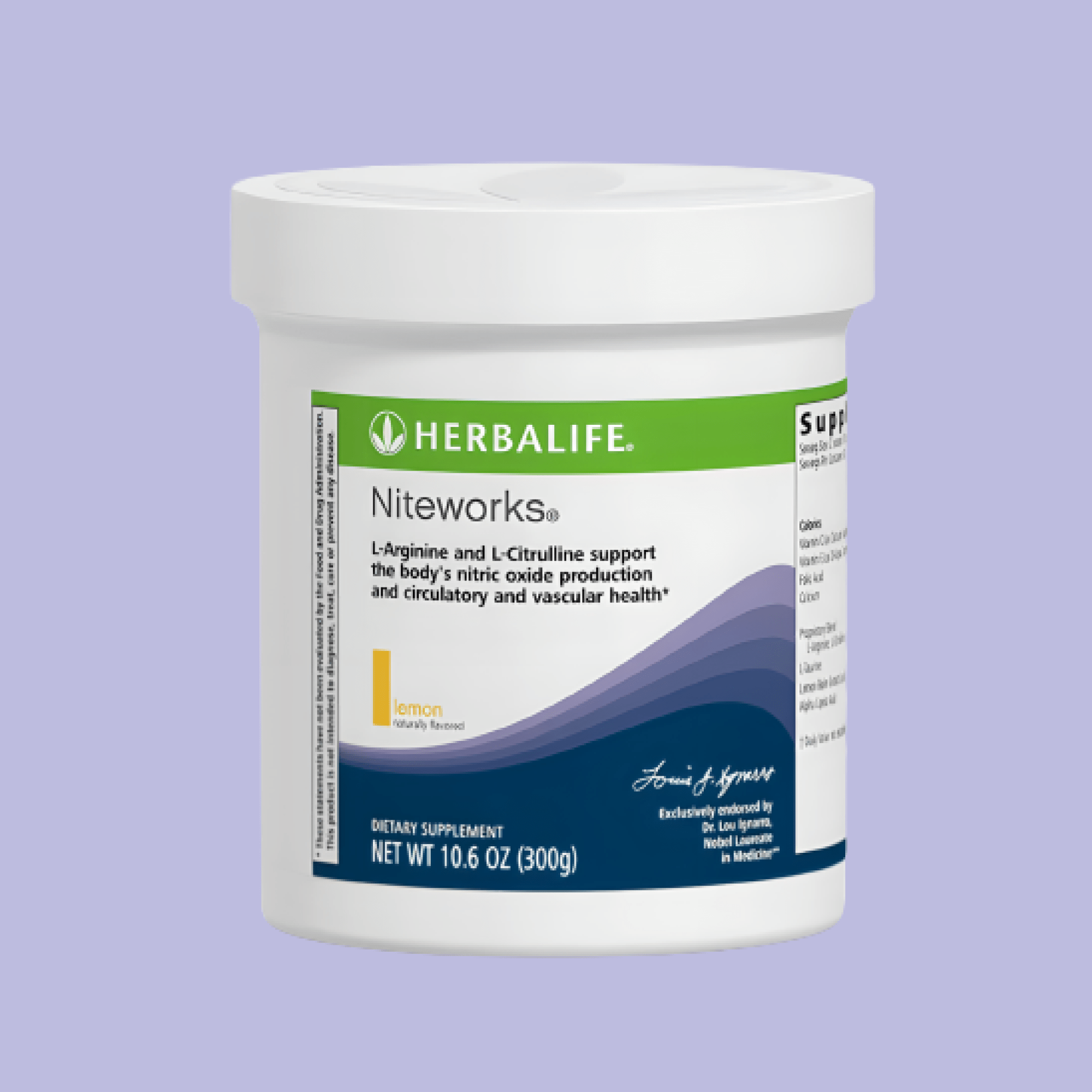 Niteworks®: Lemon 30 Servings 10.6 Oz. - Lecse