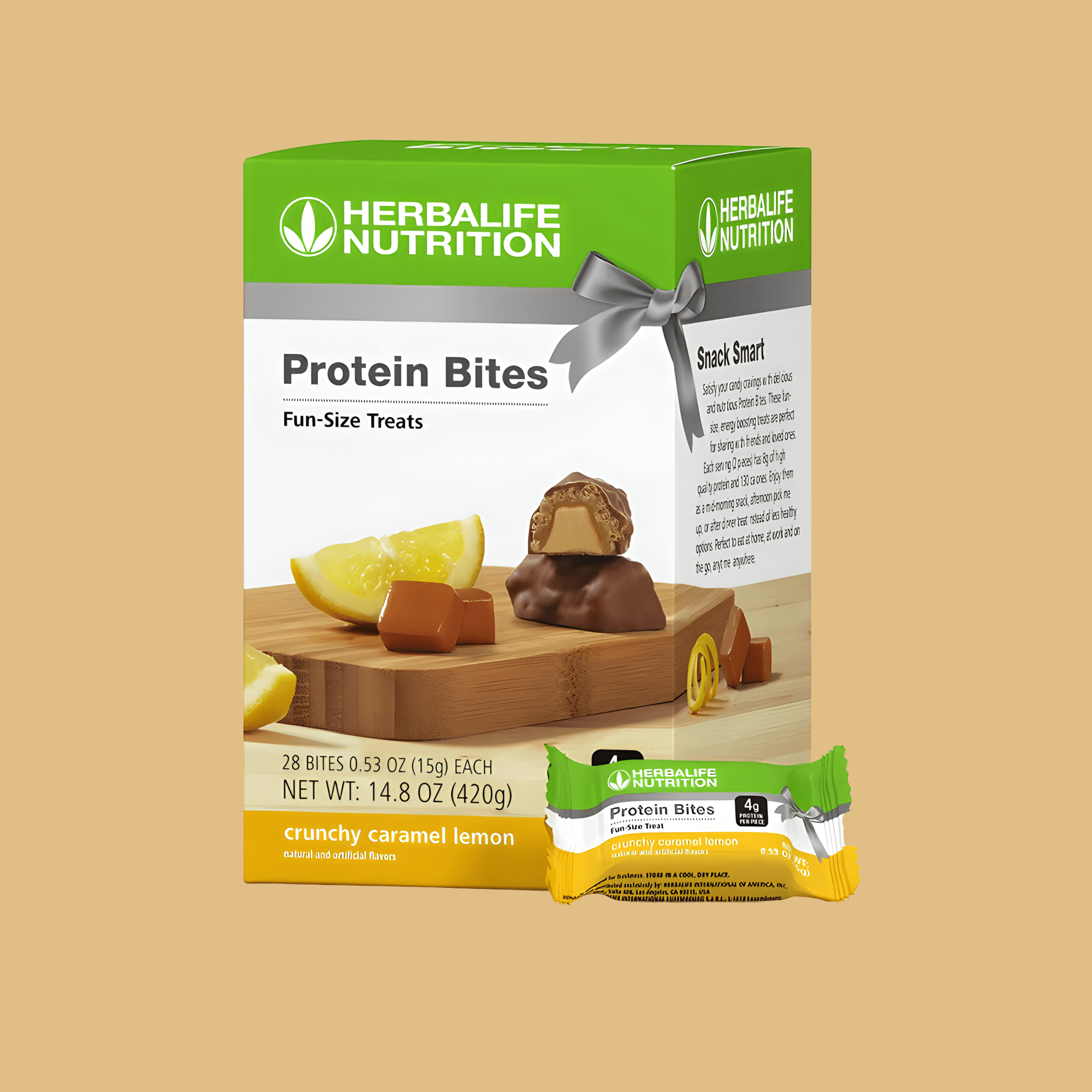 Protein Bites: Crunchy Caramel Lemon - Lecse