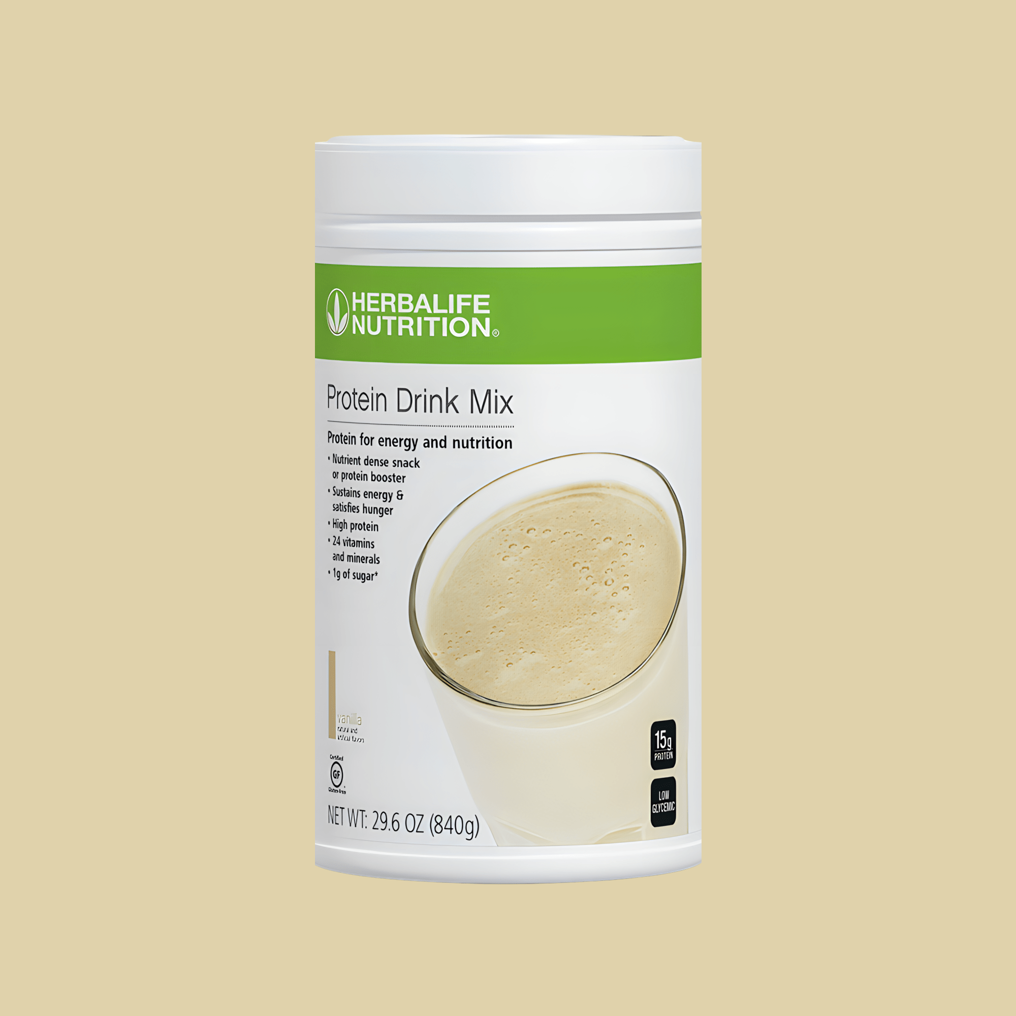 Protein Drink Mix: Vanilla 840 g - Lecse